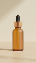 Revitalizing facial oil dropper bottle