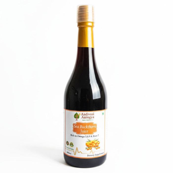 Aadivasi Aarogya Juice for (Seabuckthorn Juice) 1000 ML | Men & Women’s Wellness Support | Offer Price @ ₹1299 FOR 1000 ML.
